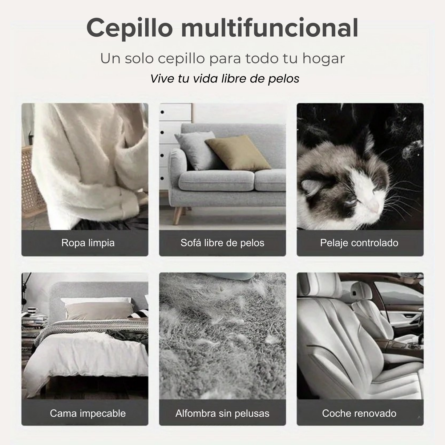 Cepillo quitapelos Doble Cara