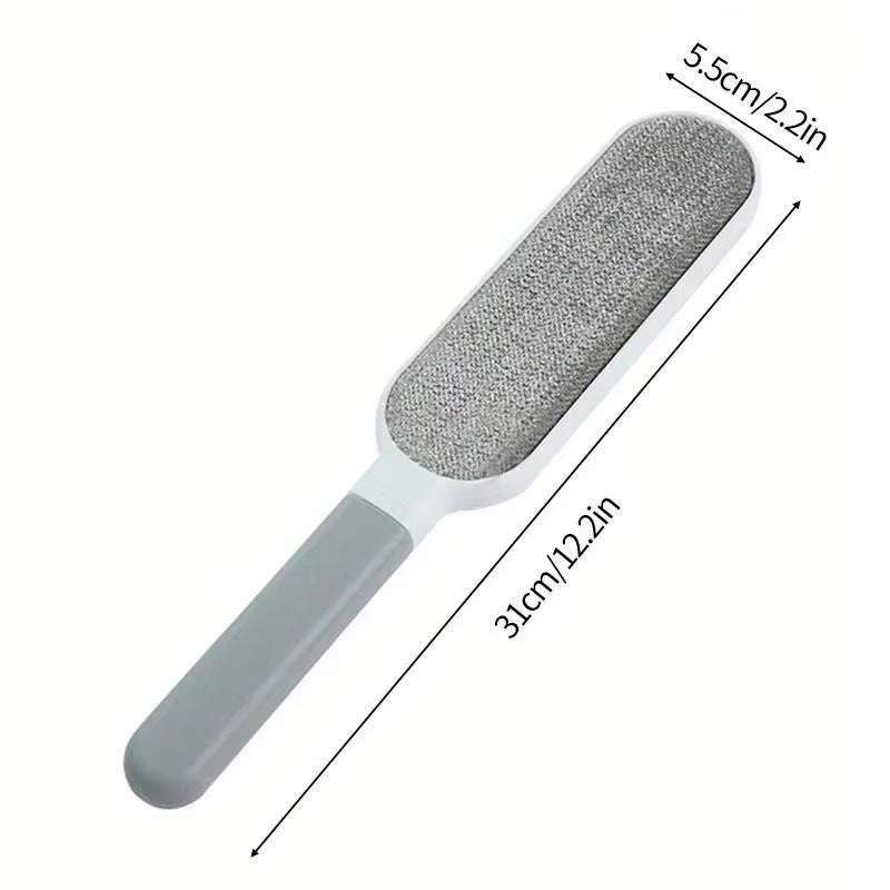 Double-Sided Pet Hair Remover, Manual Electrostatic Sticky Lint Brush, for Cat, Clothing, Sofa, Furniture, Carpet Cleaning